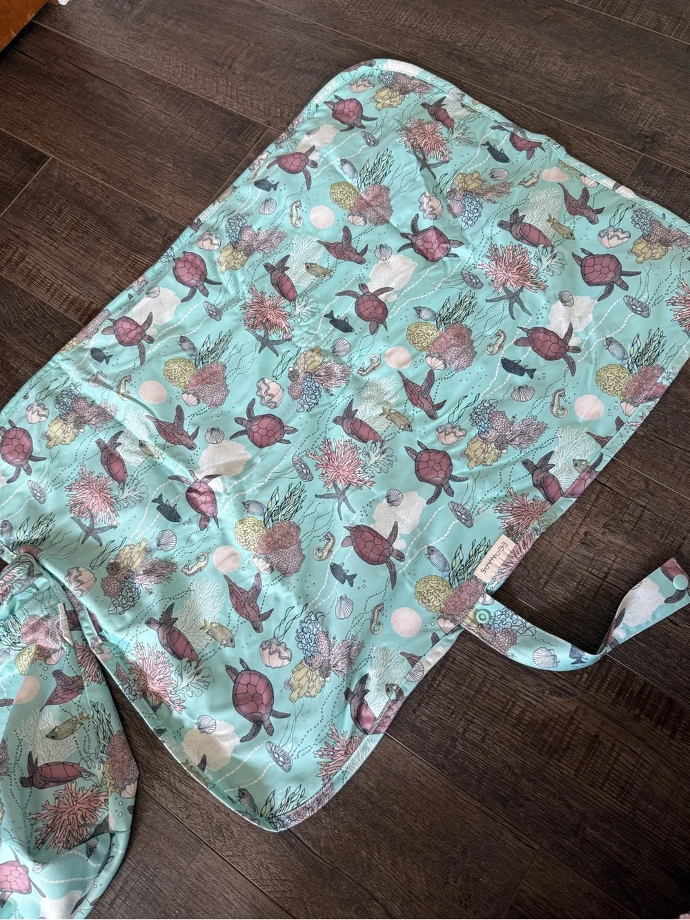 EcoNaps wet dry bag and diaper changing pad